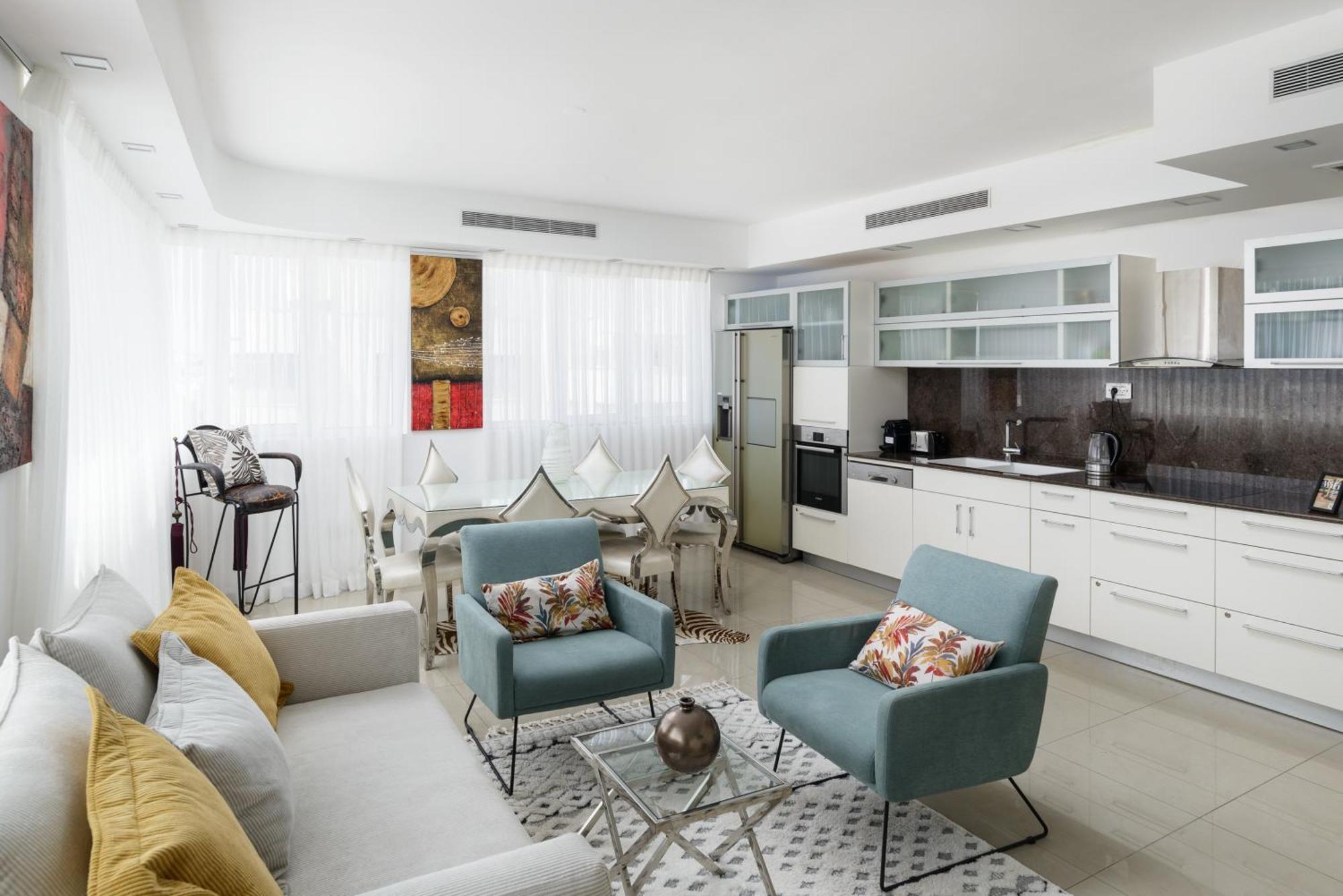 Penthouse With Panoramic View By Feelhome Тель-Авив Экстерьер фото